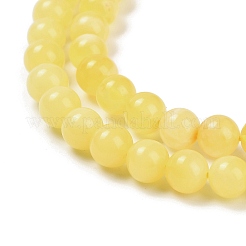 Нити из натуральных бусин из пчелиного воска&nbsp;G-Z100-A01-6mm