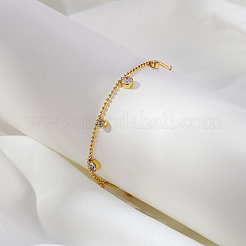 Стильные плоские круглые браслеты из нержавеющей стали с подвесками&nbsp;ZC8719