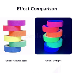 Флуоресцентная УФ-лента из хлопчатобумажной ткани&nbsp;AJEW-S042-01