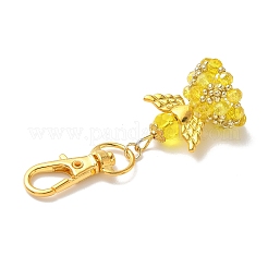 Подвески из стекла и сплавов «ангел»&nbsp;HJEW-MZ00360-03