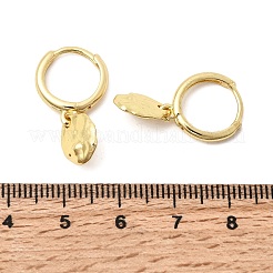 Самородки латунные серьги-кольца&nbsp;EJEW-H108-22G