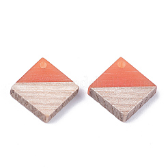 Подвески из смолы и дерева&nbsp;RESI-S358-31D