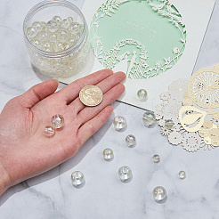 Прозрачные акриловые бусины&nbsp;MACR-CJ0001-04