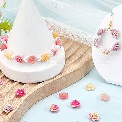 100шт 4 цвета синтетические коралловые бусины&nbsp;CORA-SP0001-07