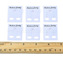 180PCS дисплей карты прямоугольник пластиковые серьги&nbsp;EDIS-FS0001-01C