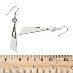 Серьги-подвески из нержавеющей стали 304 с гальваническим покрытием&nbsp;EJEW-Z129-03G