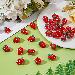 30 шт. Бусины лэмпворк&nbsp;LAMP-DC0001-26