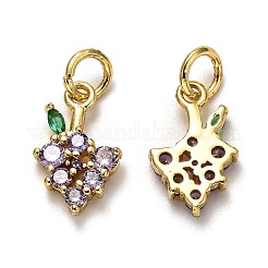 Латунные микро проложить кубического циркония подвески&nbsp;ZIRC-H119-05G