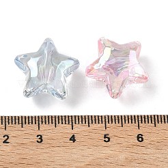 Уф-покрытие прозрачные акриловые бусины&nbsp;OACR-D038-02A