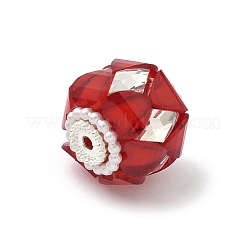 Прозрачные акриловые бусины&nbsp;CLAY-NH0003-04S-10