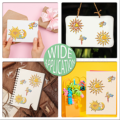 Углеродистая сталь разрезает трафареты DIY-WH0309-1953