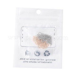 8 шт. 2-х цветная латунная фурнитура для сережек-гвоздиков&nbsp;KK-FS0001-52