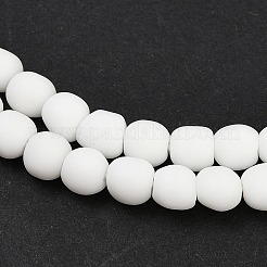 Матовое ручной работы Lampwork бисер&nbsp;LAMP-C022-01E