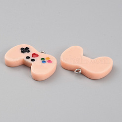 Подвески из непрозрачной смолы 10 шт.&nbsp;RESI-WH0035-46D