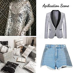 Пластиковые блестки эластичные шарики&nbsp;PVC-WH0008-01