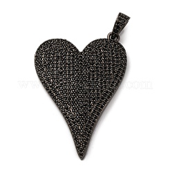 Латунные микро проложить кубического циркония подвески&nbsp;KK-U076-17MC