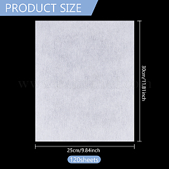 120 лист бумаги с флизелиновой тканью для вышивания&nbsp;DIY-WH0491-76B