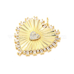 Латунные микро проложить кубического циркония подвески&nbsp;X-KK-D325-61G-04