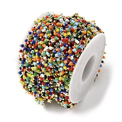 Цепочки из стеклянных бисеров ручной работы&nbsp;CHC-K017-05G