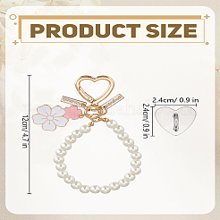 1 шт. подвесные украшения из сплава и пластика&nbsp;KEYC-LP0001-10