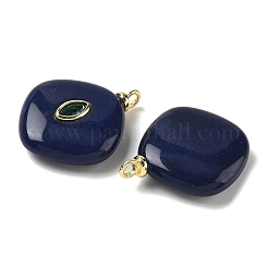 Крашеные натуральный белый нефрит подвески&nbsp;G-H328-06G-B15