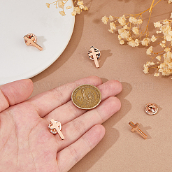 4 шт. латунные булавки для лацканов одежды рюкзака&nbsp;JEWB-FH0002-42