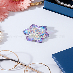 1 шт. штифты-цветы со стразами&nbsp;JEWB-LP0006-07