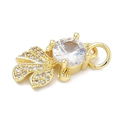 Латунные микро проложить кубического циркония подвески&nbsp;KK-K417-14B-G