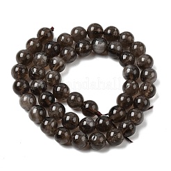 Природный дымчатый кварц нитей бисера&nbsp;G-B167-A09-8mm