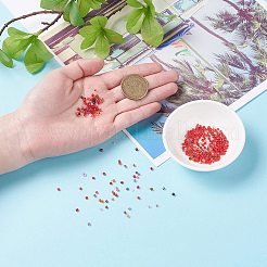 288 г 24-х цветных стеклянных бусин&nbsp;SEED-JQ0005-01B-2mm