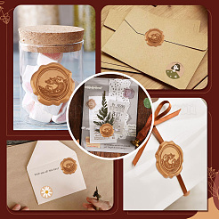 60шт. клейкие восковые наклейки&nbsp;DIY-CP0006-30-17