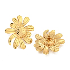 Серьги-гвоздики из нержавеющей стали 304&nbsp;EJEW-P282-02B-G