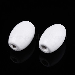 Окрашенные распылением деревянные бусины Schima&nbsp;WOOD-T032-29A-02