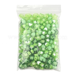 200шт 5 стиля прозрачные акриловые бусины&nbsp;TACR-FS0001-54B