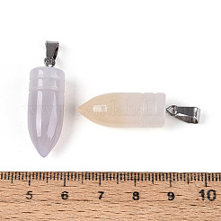 Природные серые агаты подвески&nbsp;G-N349-16P-08