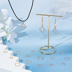 32 шт. 8-х стильное латунное соединительное кольцо&nbsp;KK-AR0003-06