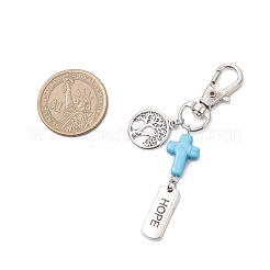 Акриловый крест кулон украшение&nbsp;HJEW-JM04432