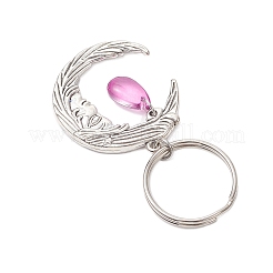 Градиент цвета краска для выпечки прозрачные стеклянные брелки&nbsp;KEYC-JKC01243