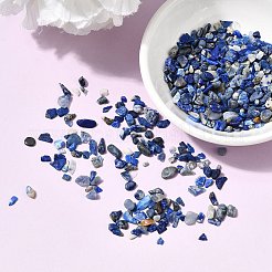 Лазурит бисером чип&nbsp;X-G-O103-21