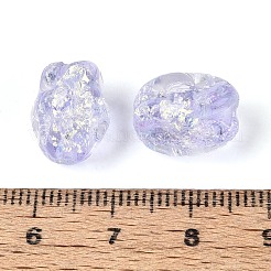 Ручной стеклянные фольга бисер пряди&nbsp;FOIL-N033-02D