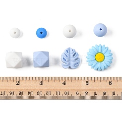 30шт пищевые экологически чистые силиконовые бусины&nbsp;SIL-FS0001-26A