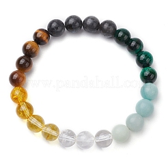 Браслеты из натурального кварцевого кристалла&nbsp;BJEW-TA00551