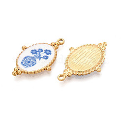 Подвески из нержавеющей стали 304 с эмалью&nbsp;STAS-OY002-91G-02