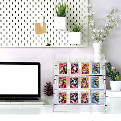 3-ярусные акриловые подставки для дисплеев&nbsp;ODIS-WH0086-076A