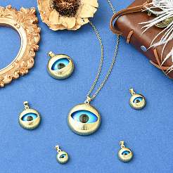 6 шт. 6 подвески из латунной смолы&nbsp;KK-CJ0014-19