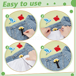 16 шт. 8 стиля компьютеризированная ткань для вышивки самоклеющиеся пластыри&nbsp;PATC-GA0001-82