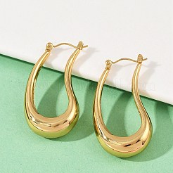 Серьги-кольца из нержавеющей стали 304&nbsp;LS-EJEW-M105-06G