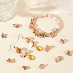 4 нити окрашенных натуральных пресноводных ракушек&nbsp;SHEL-BBC0001-14A