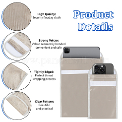 2 шт. 2 стиля тканевых защитных чехлов Фарадея для защиты брелока ABAG-OC0001-12