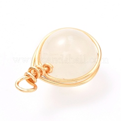 Подвески из натурального селенита&nbsp;PALLOY-JF00996-01